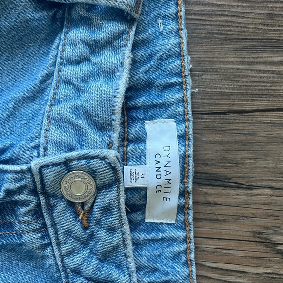 Dynamite Blue High Rise Jeans - Picture 3 of 4